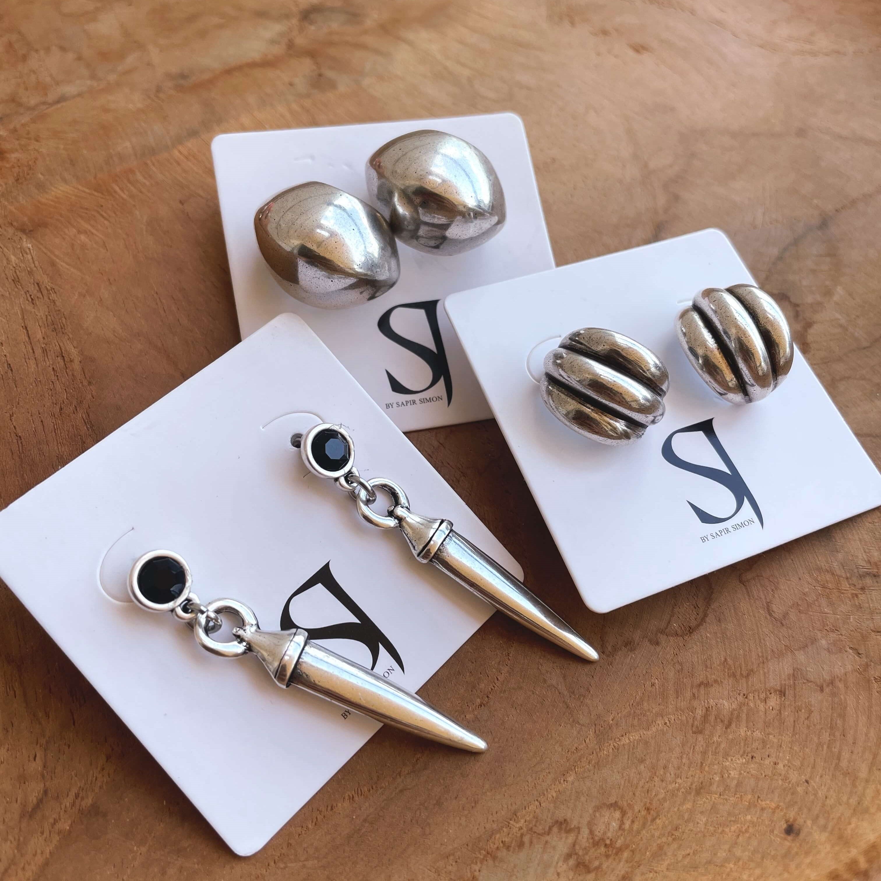 עגילי כסף - SAPIRZ Jewelry