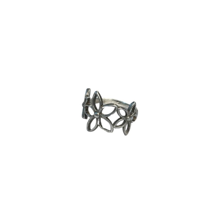 טבעת פרחים כסף - SAPIRZ Jewelry