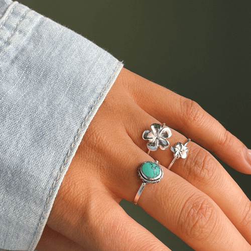 טבעת הוואי S כסף - SAPIRZ Jewelry