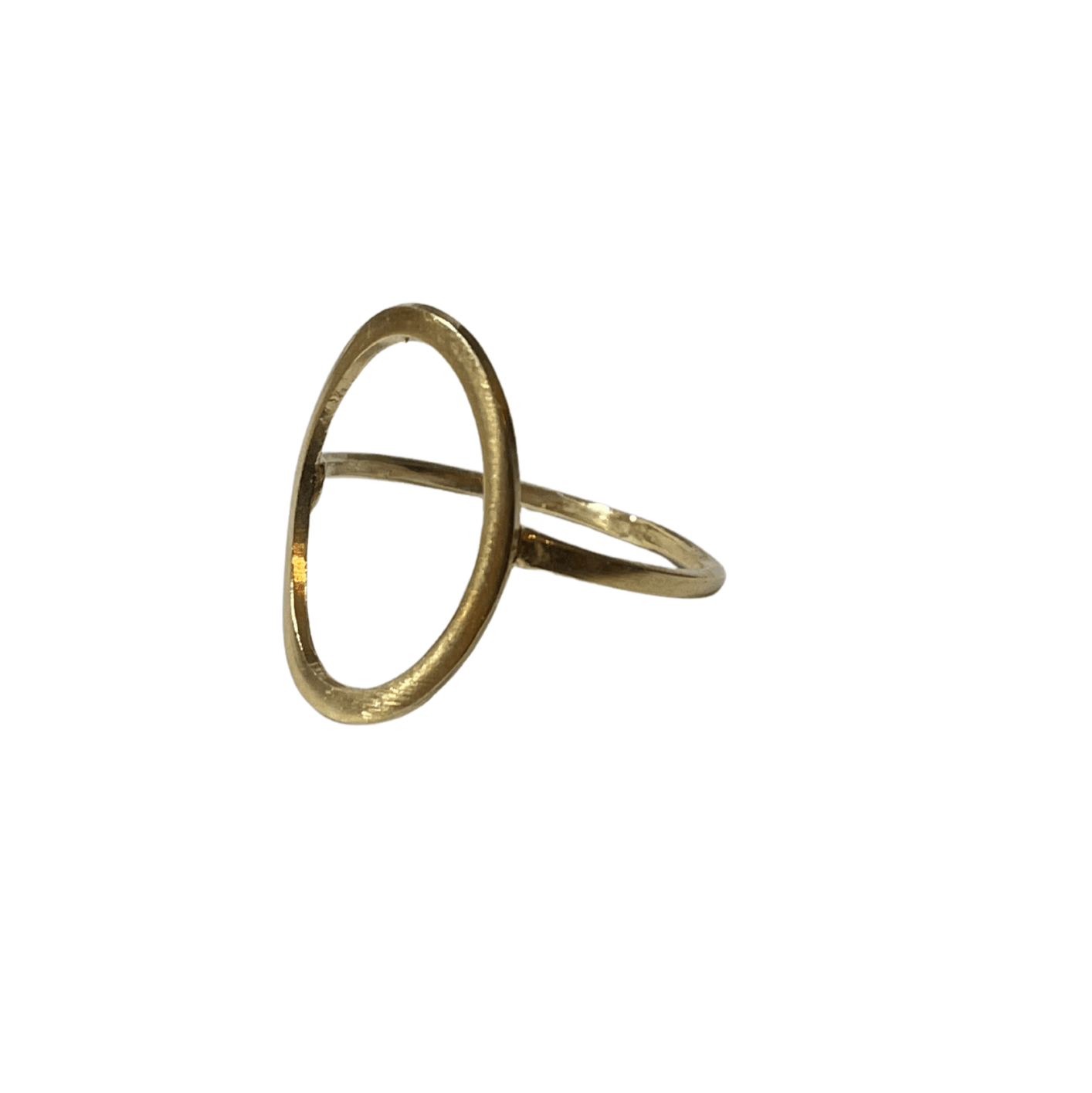 טבעת עיגול חלול זהב - SAPIRZ Jewelry