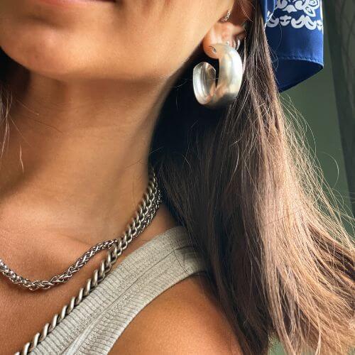 עגילי ליבי - SAPIRZ Jewelry