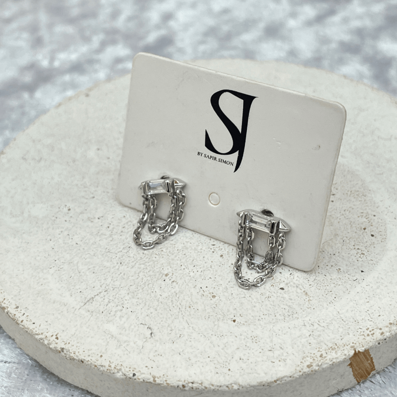 עגילי מדי - SAPIRZ Jewelry