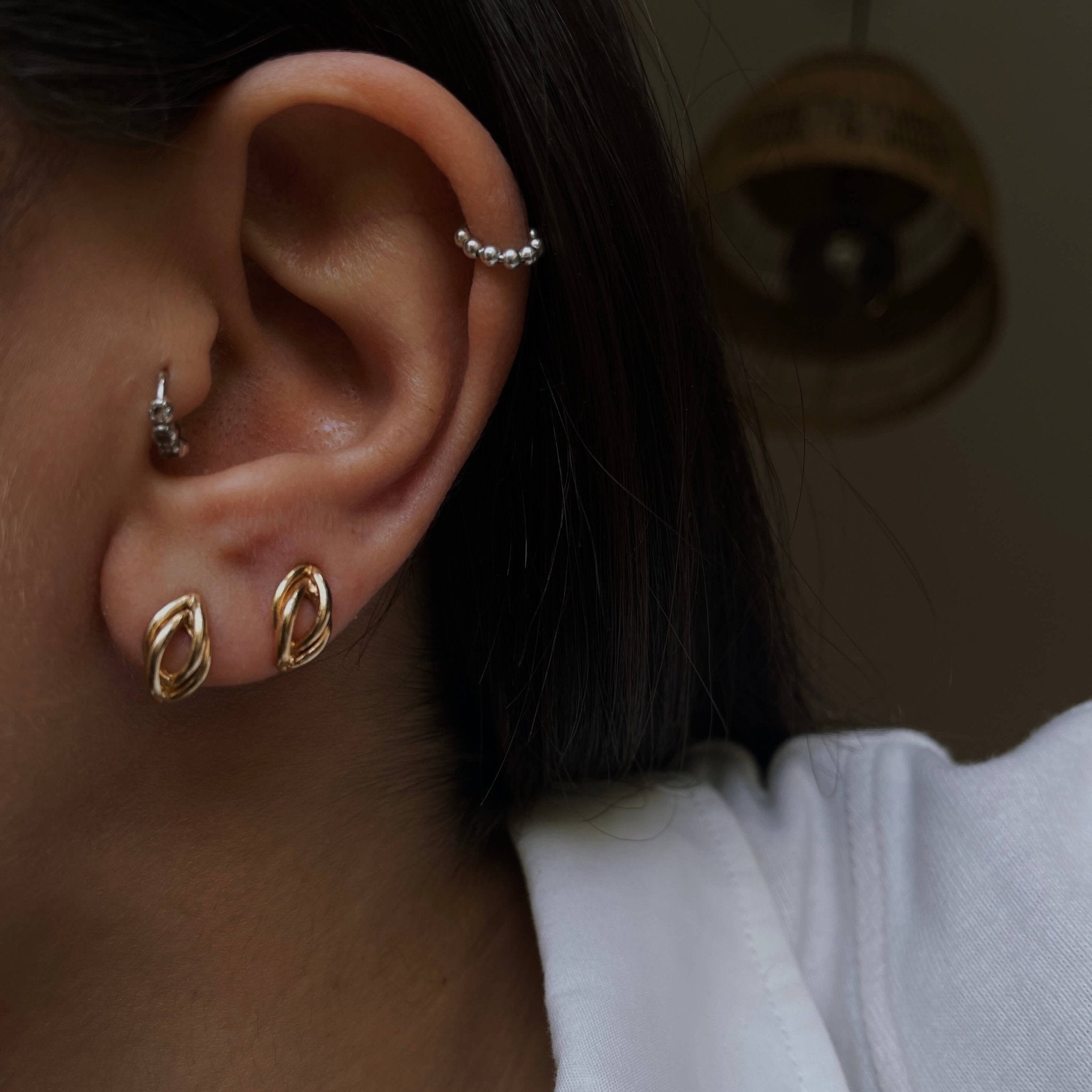 עגילי רוז - SAPIRZ Jewelry