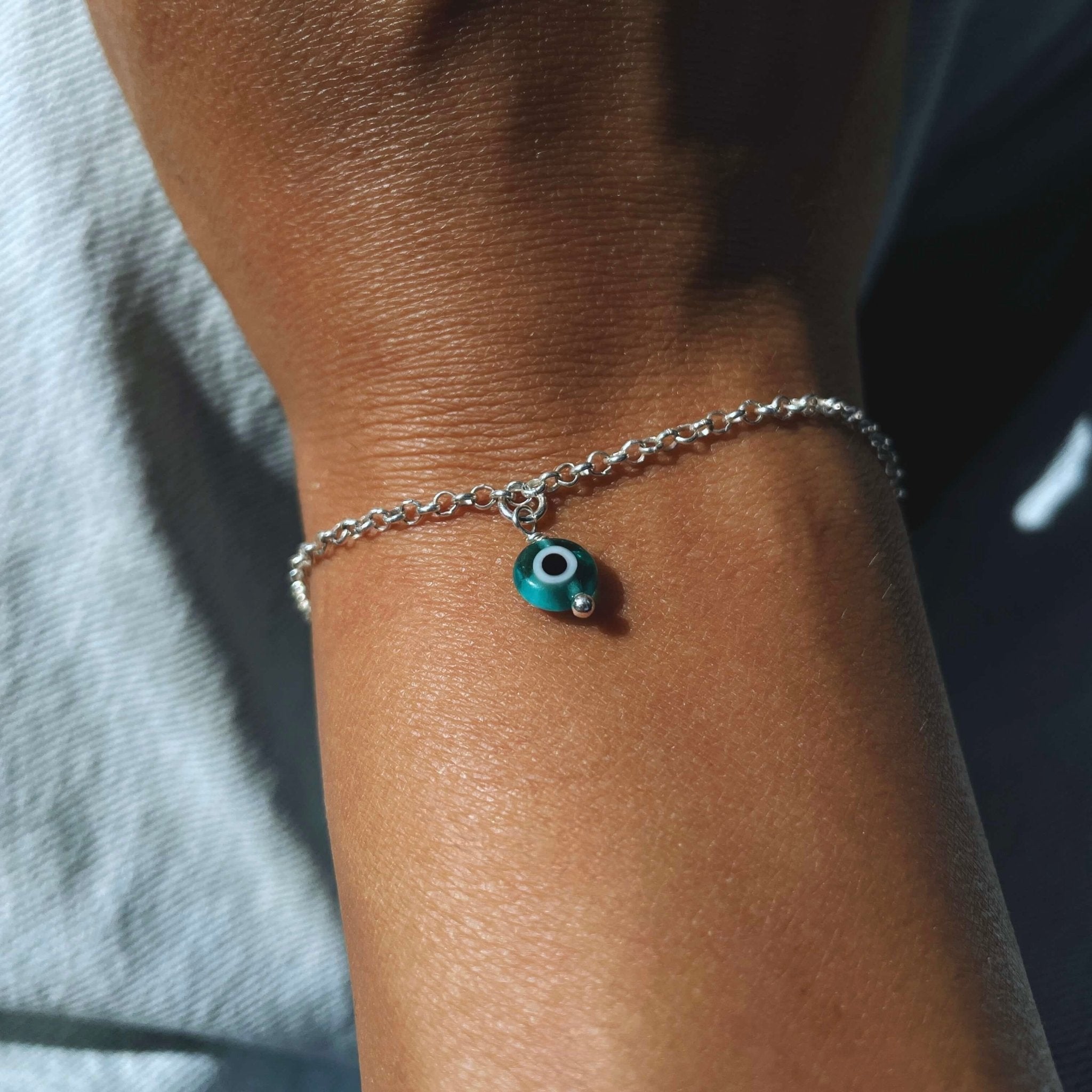 צמיד עין טורקיז קלאסי - SAPIRZ Jewelry