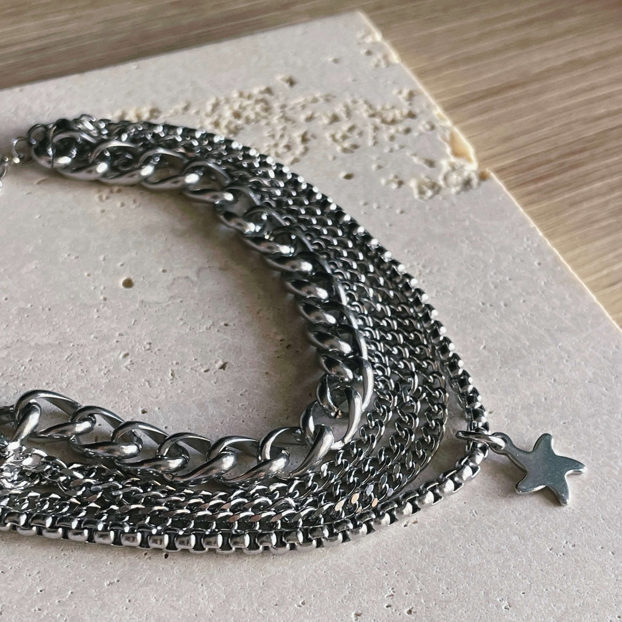 צמיד שרשראות כוכב - SAPIRZ Jewelry