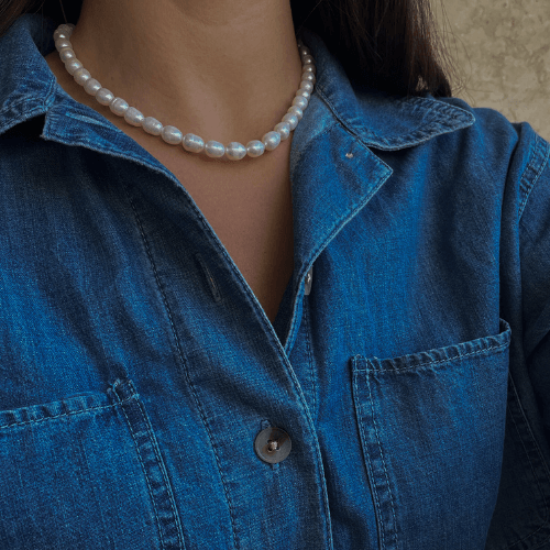 שרשרת פנינים רנה - SAPIRZ Jewelry