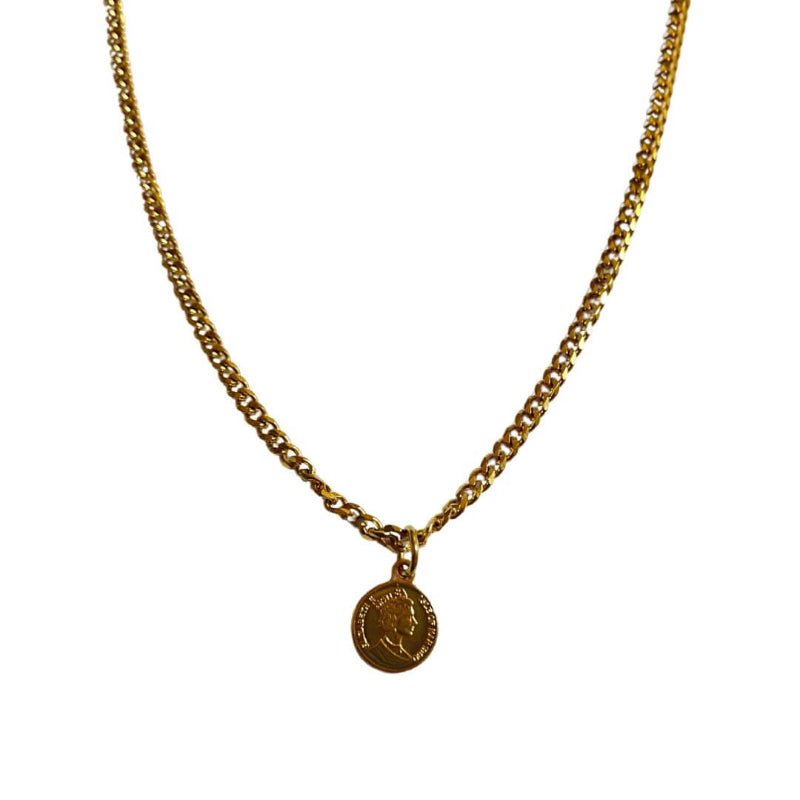 שרשרת מטבע אליזבת - SAPIRZ Jewelry