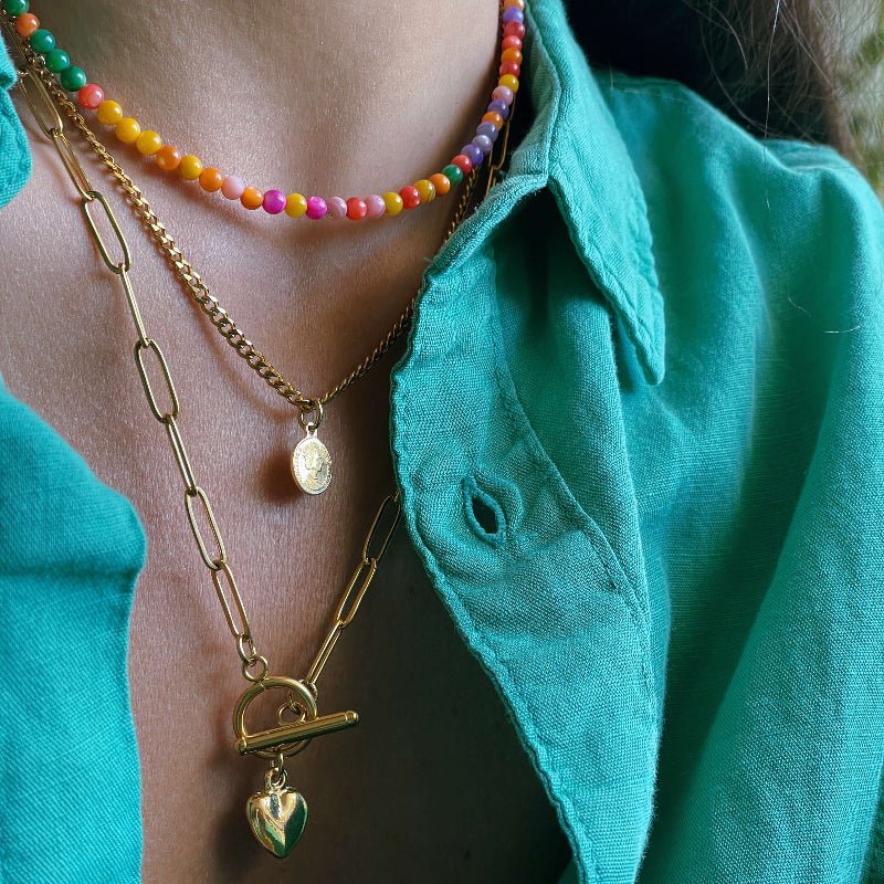 שרשרת מטבע אליזבת - SAPIRZ Jewelry