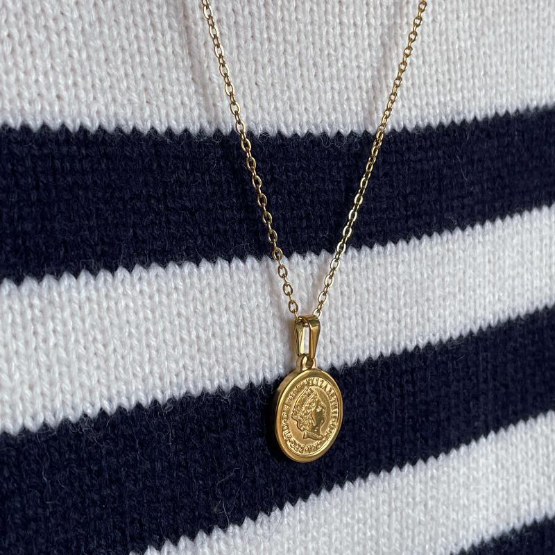 שרשרת מטבע וינטג' - SAPIRZ Jewelry