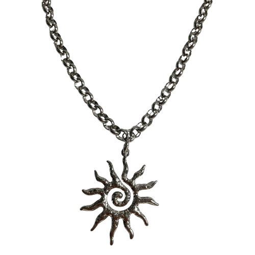 שרשרת שמש רטרו - SAPIRZ Jewelry