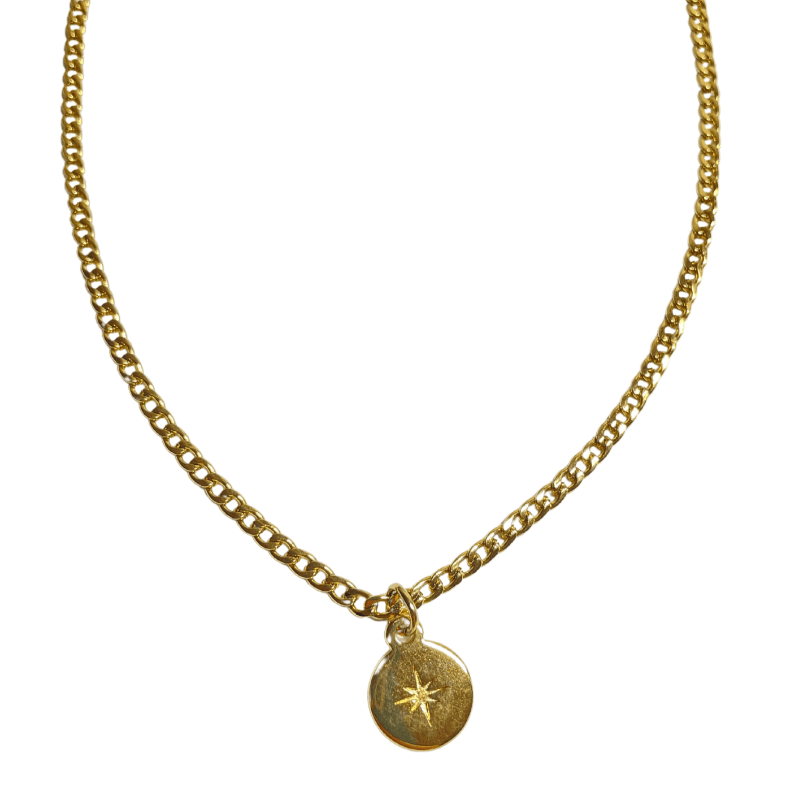 שרשרת כוכב הצפון זהב - SAPIRZ Jewelry