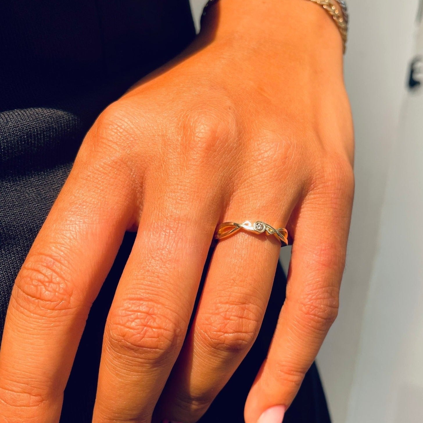 טבעת יהלום זהב וינטג׳ - SAPIRZ Jewelry