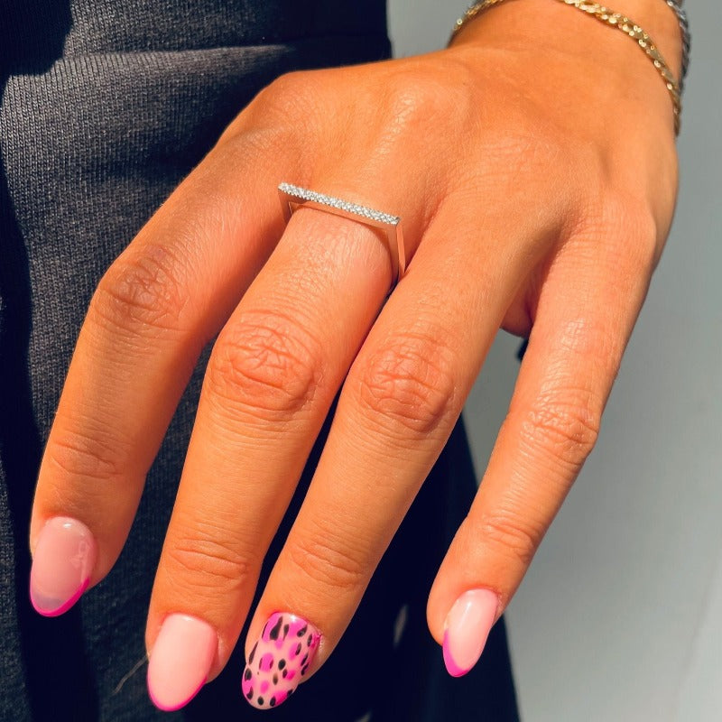 טבעת יהלומים פס - SAPIRZ Jewelry