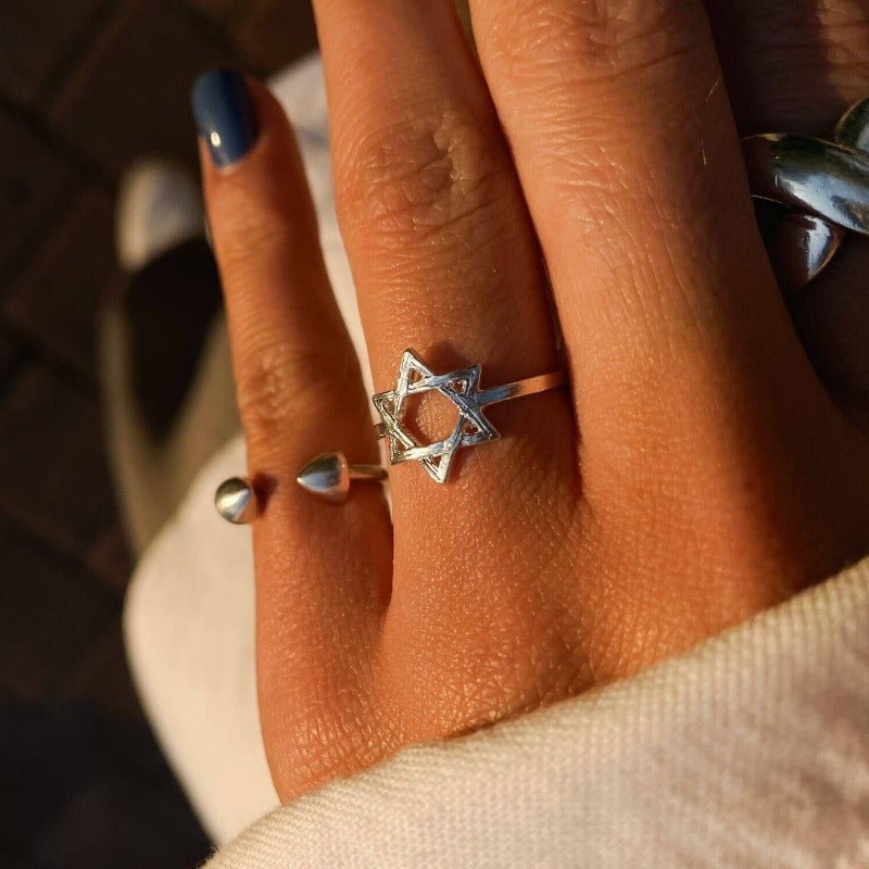 טבעת מגן דוד - SAPIRZ Jewelry