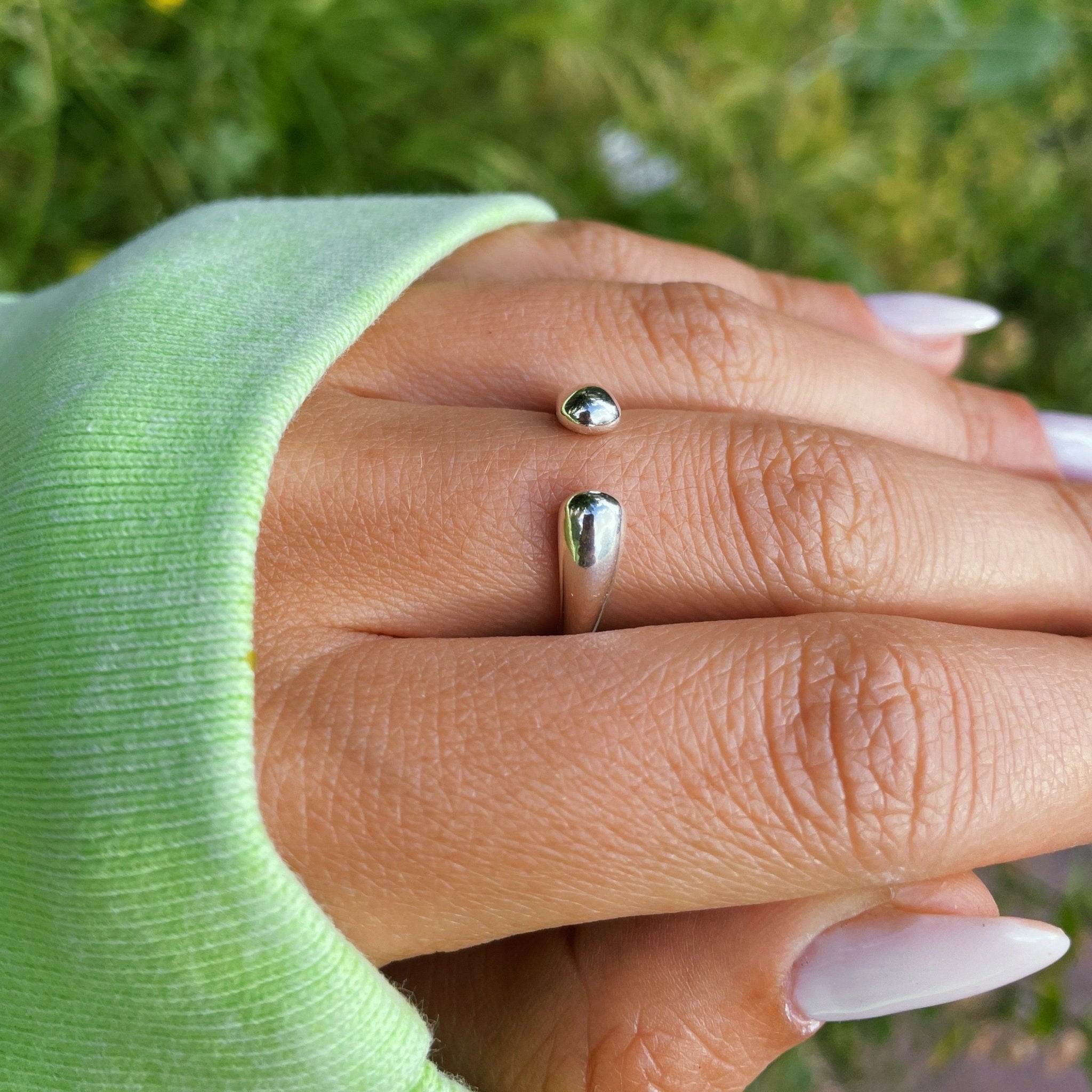 טבעת רום כסף - SAPIRZ Jewelry