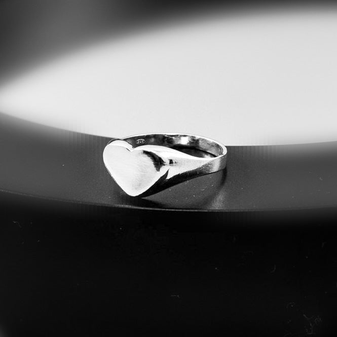 טבעת חותם לב - SAPIRZ Jewelry