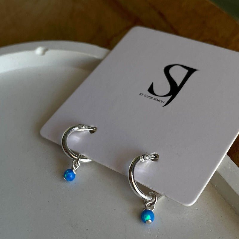 עגילי אושן - SAPIRZ Jewelry