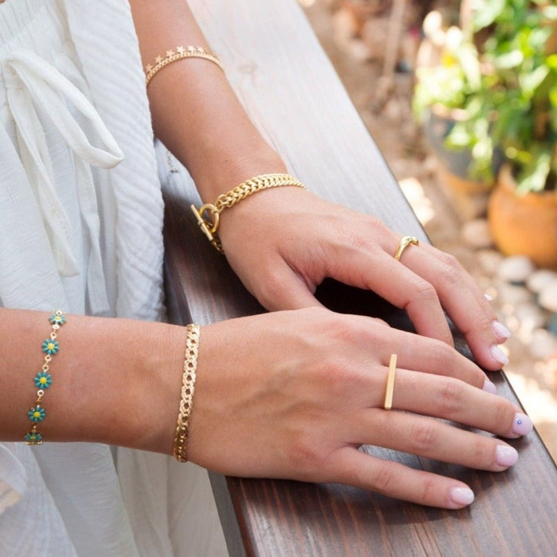 צמיד אלינה זהב - SAPIRZ Jewelry