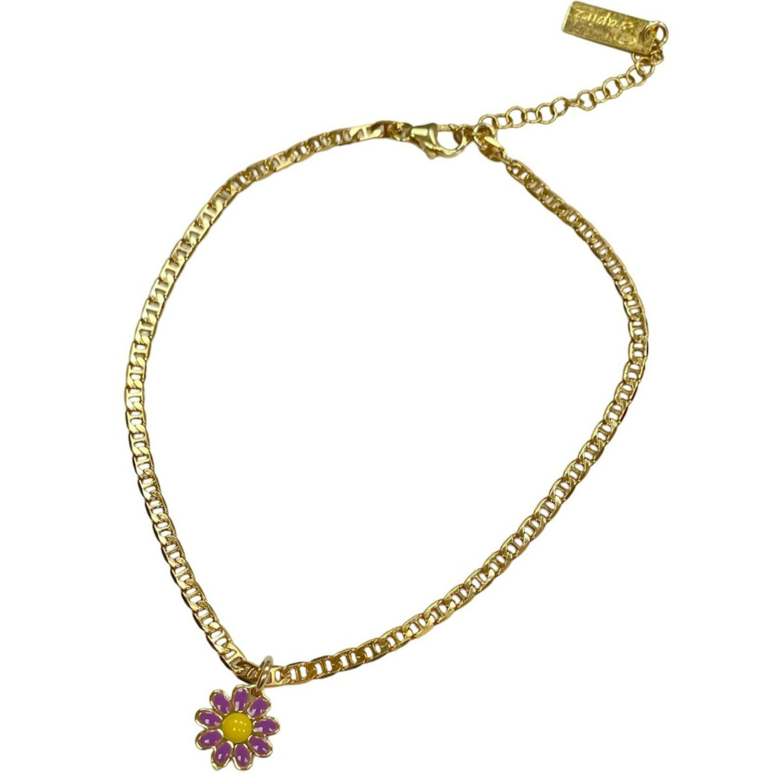 צמיד פרח לרגל - SAPIRZ Jewelry
