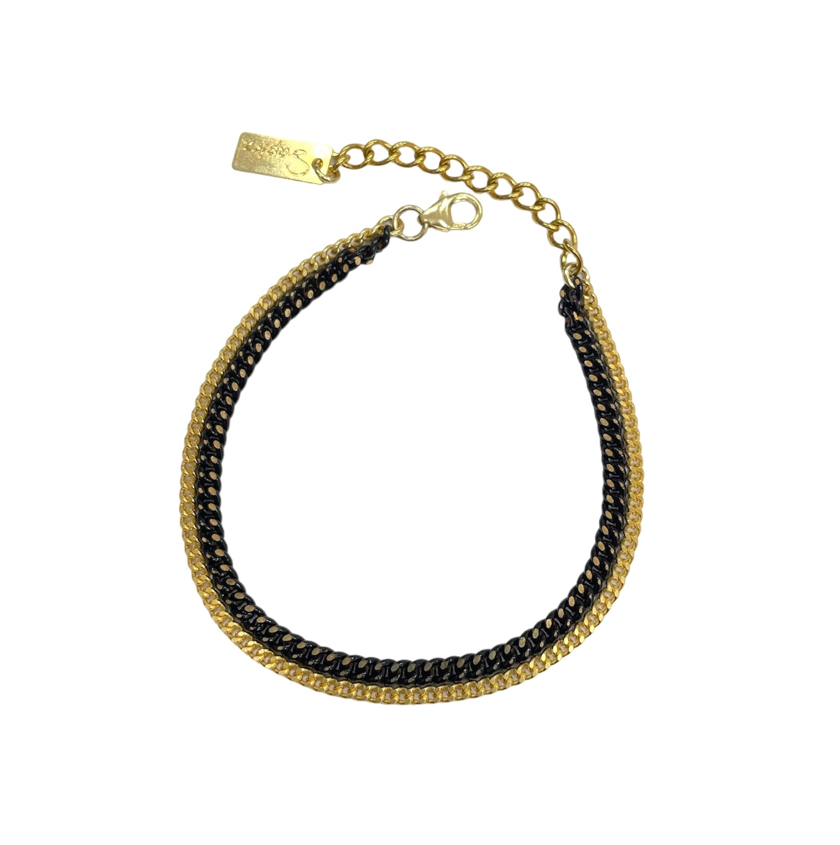 צמיד גולד בלאק - SAPIRZ Jewelry