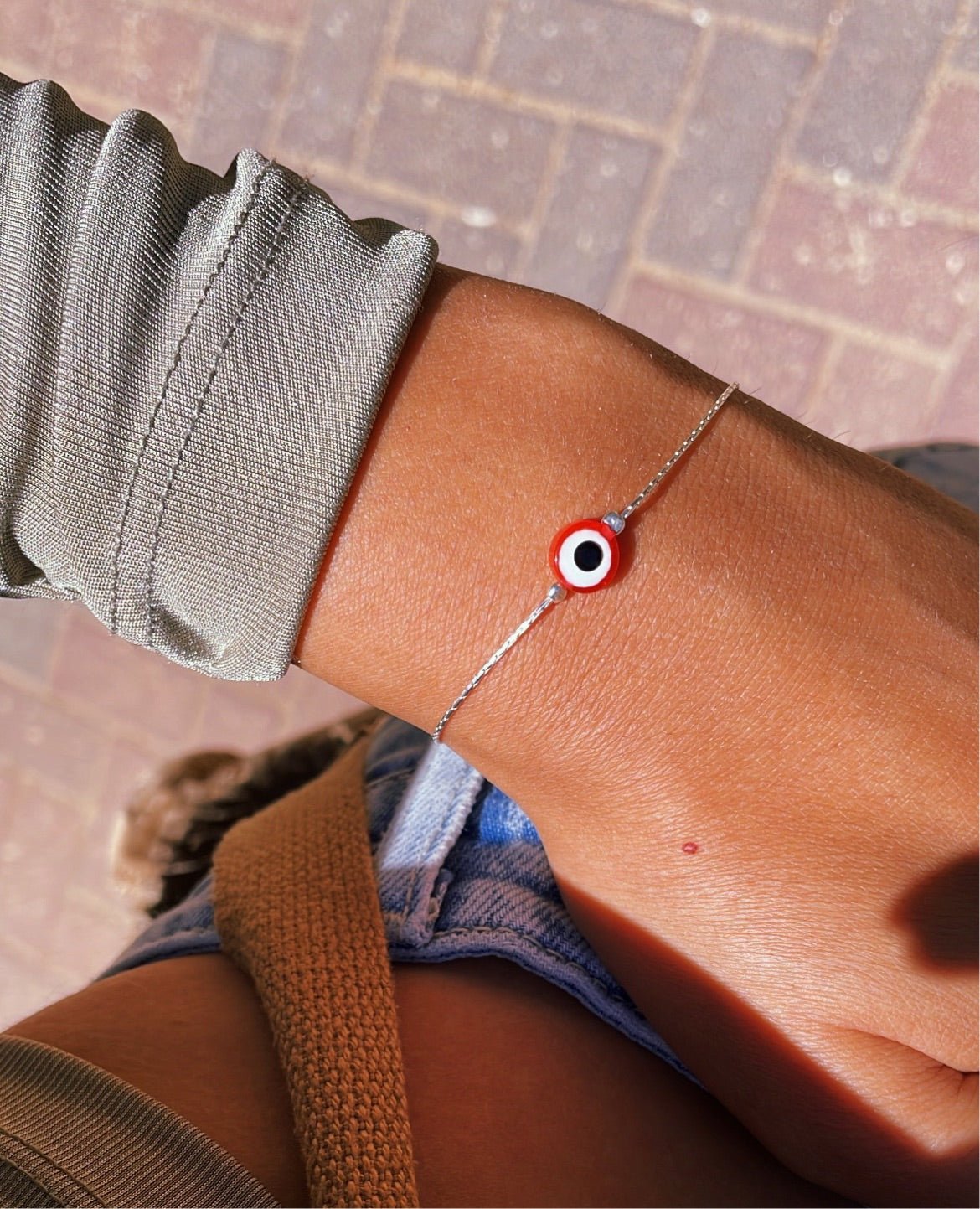 צמיד עין טורקית אדומה - SAPIRZ Jewelry