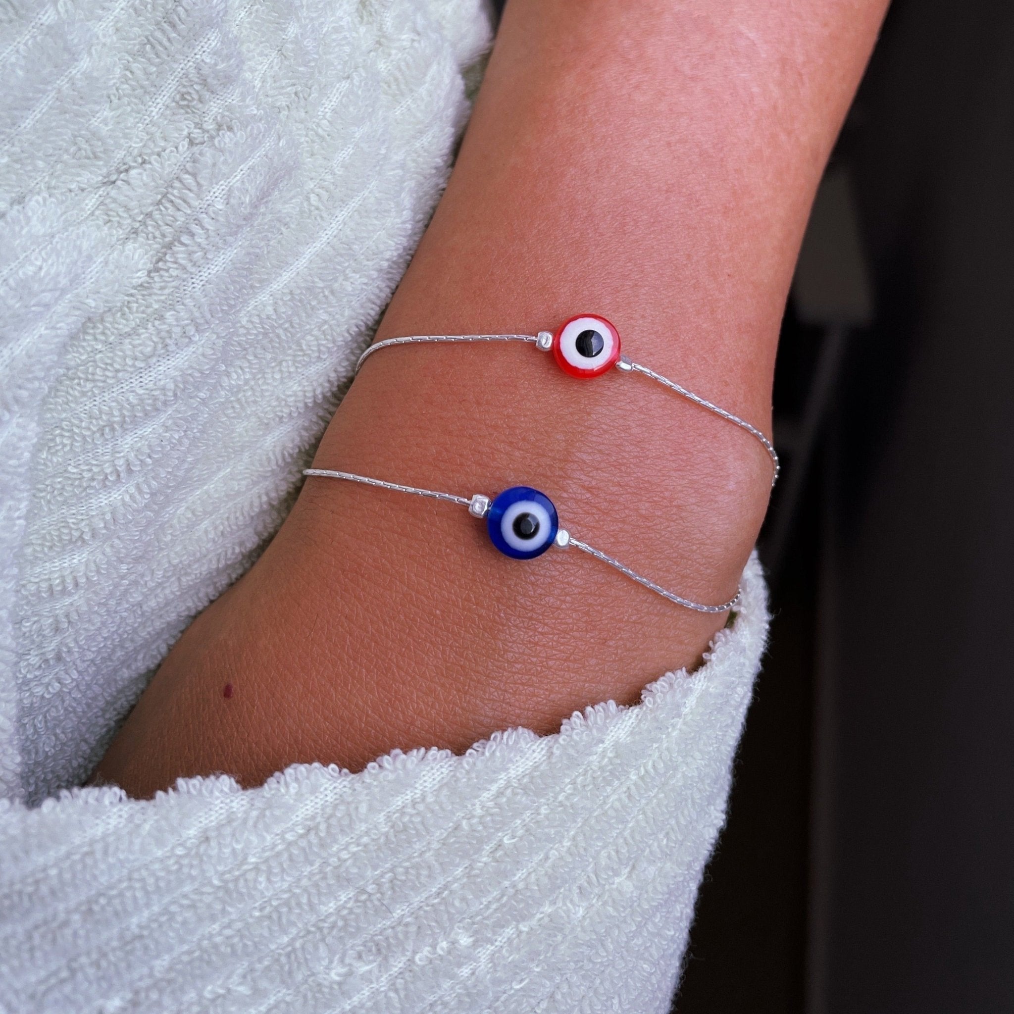 צמיד עין טורקית כחולה - SAPIRZ Jewelry