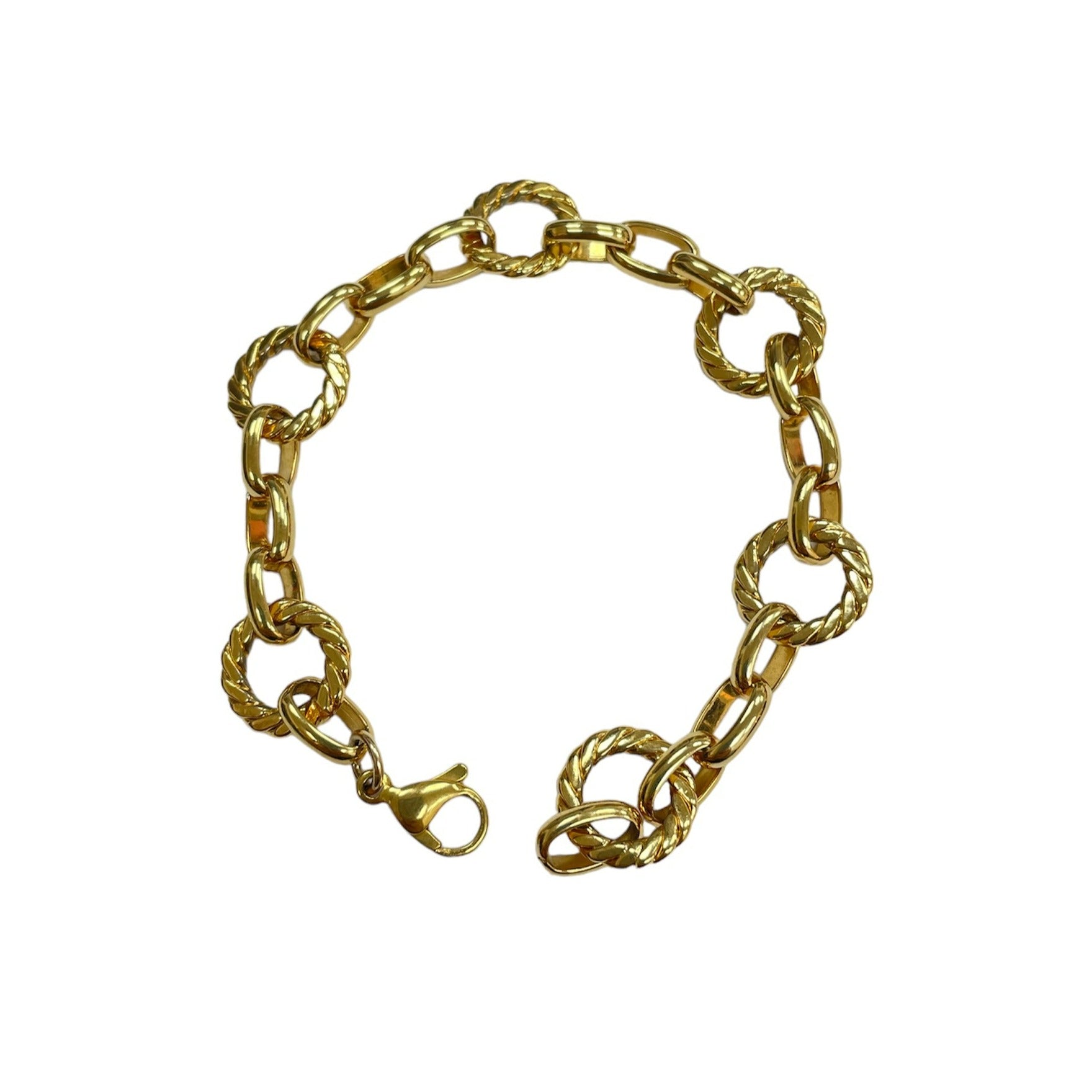 צמיד מנואל זהב - SAPIRZ Jewelry