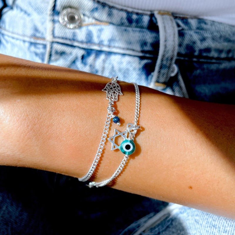 צמיד חמסה גרין - SAPIRZ Jewelry