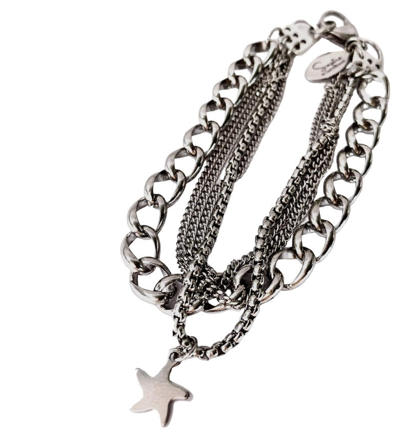 צמיד שרשראות כוכב - SAPIRZ Jewelry