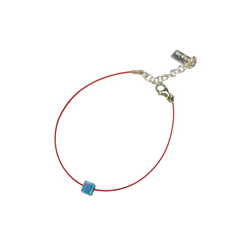 צמיד חוט אדום אופל - SAPIRZ Jewelry