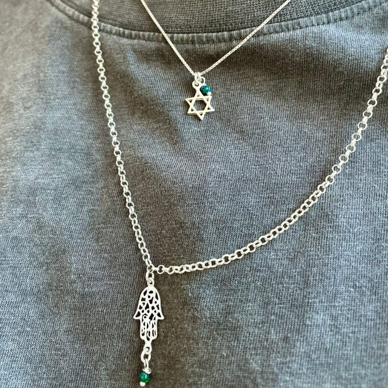 סט חמסה מגן דוד - SAPIRZ Jewelry