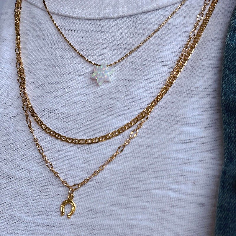 שרשרת פרסה זהב - SAPIRZ Jewelry