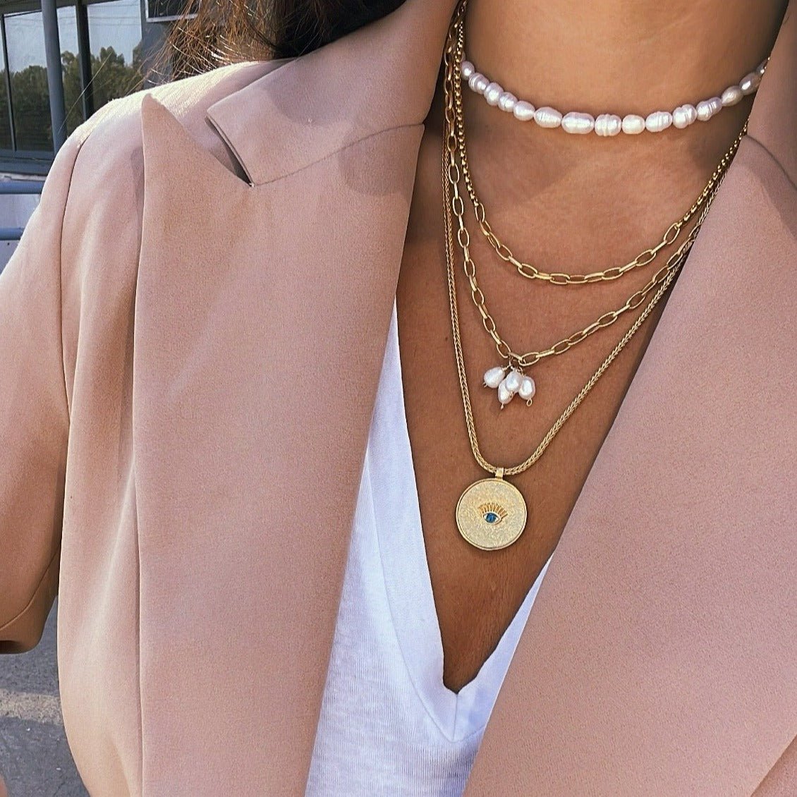 שרשרת עלמה זהב - SAPIRZ Jewelry