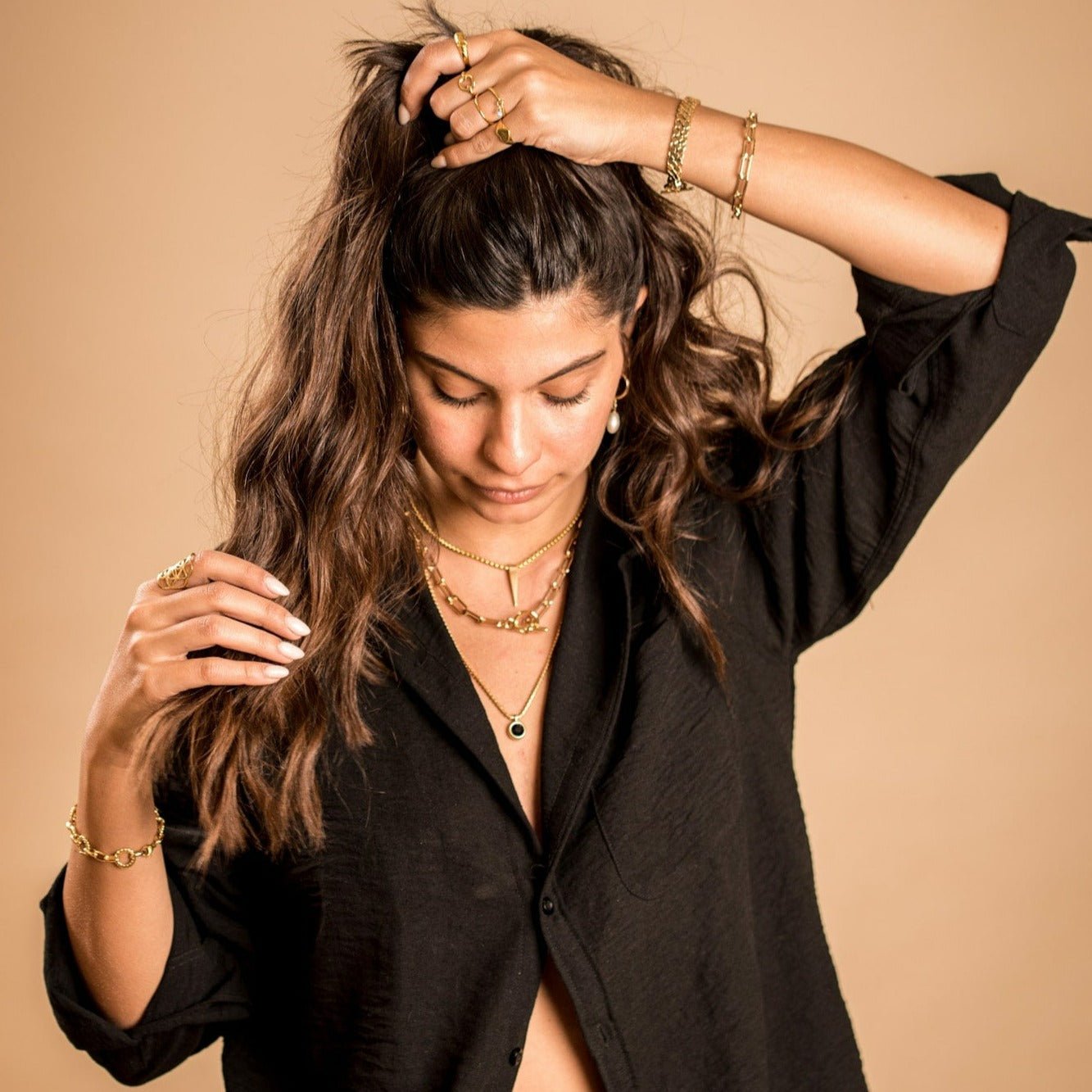 שרשרת לורן זהב - SAPIRZ Jewelry