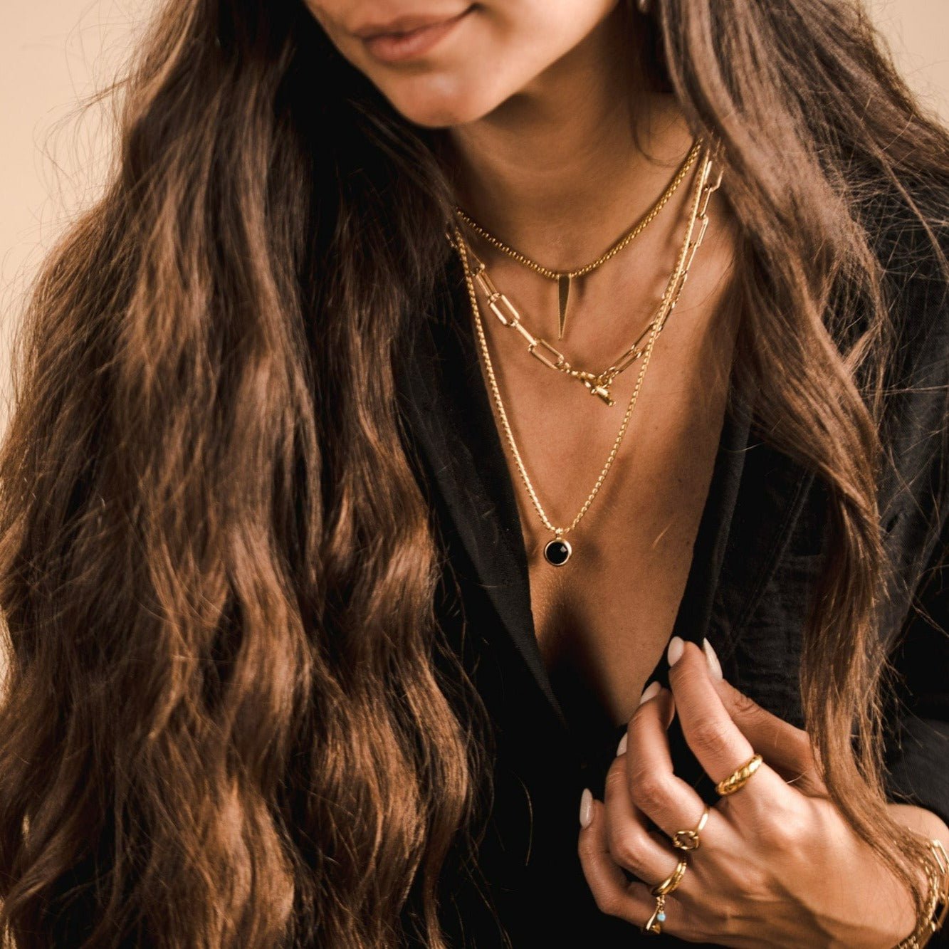 שרשרת לורן זהב - SAPIRZ Jewelry