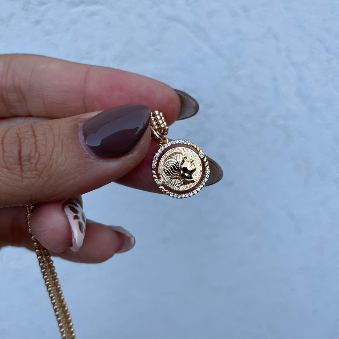 שרשרת מטבע וינטג זהב - SAPIRZ Jewelry