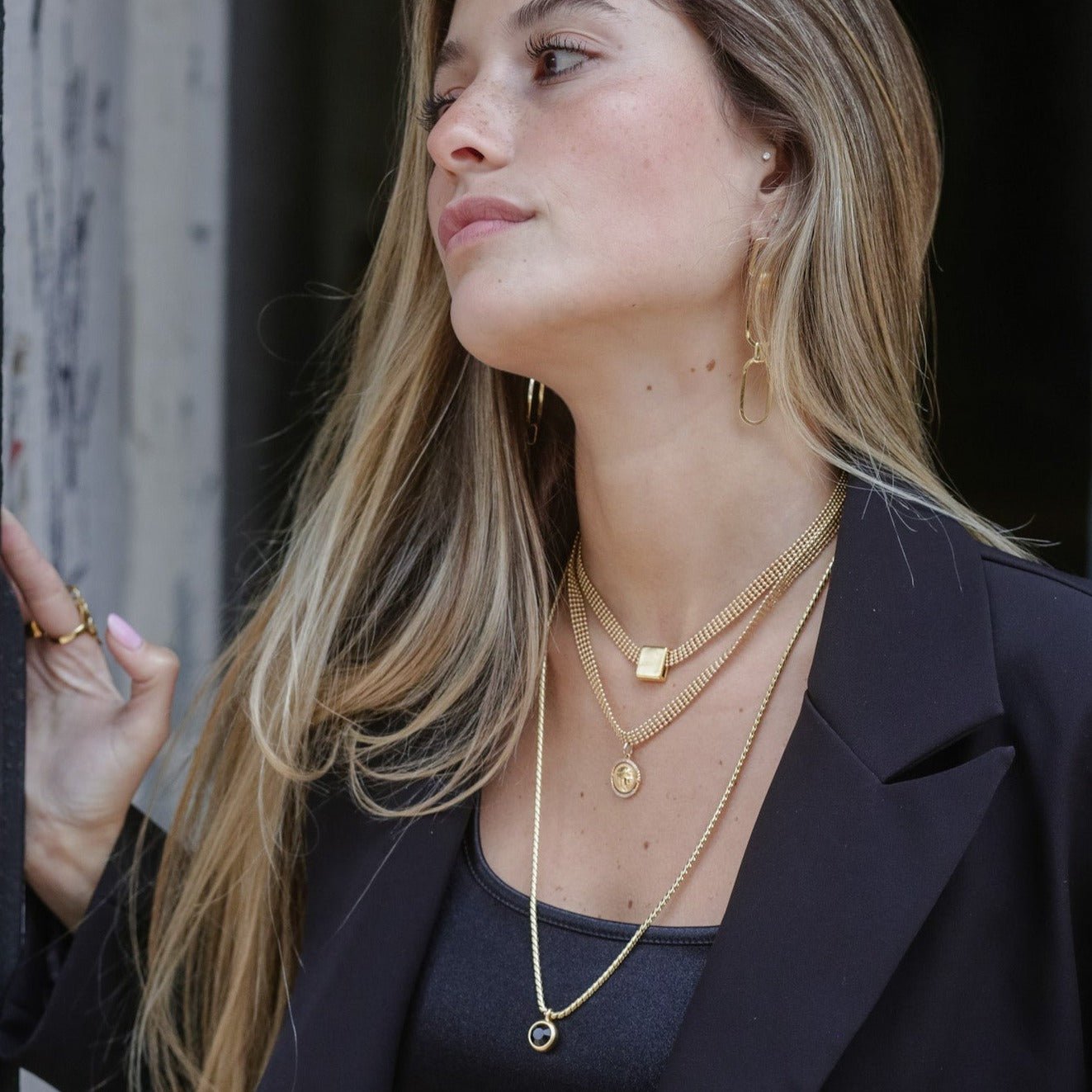 שרשרת מטבע וינטג זהב - SAPIRZ Jewelry