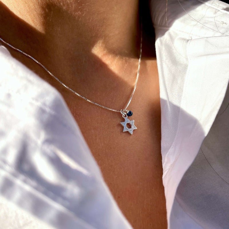 שרשרת מגן דוד גרין - SAPIRZ Jewelry
