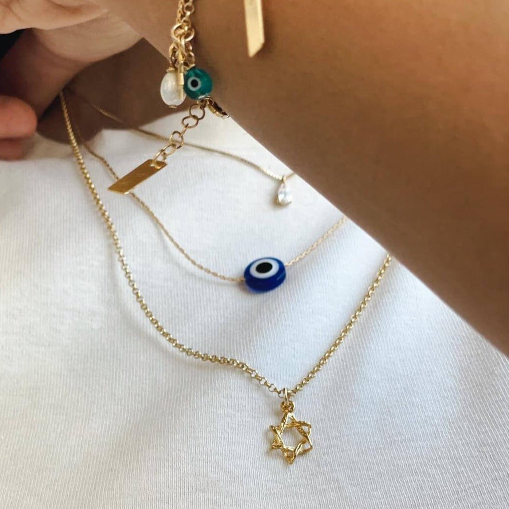 שרשרת מגן דוד זהב - SAPIRZ Jewelry