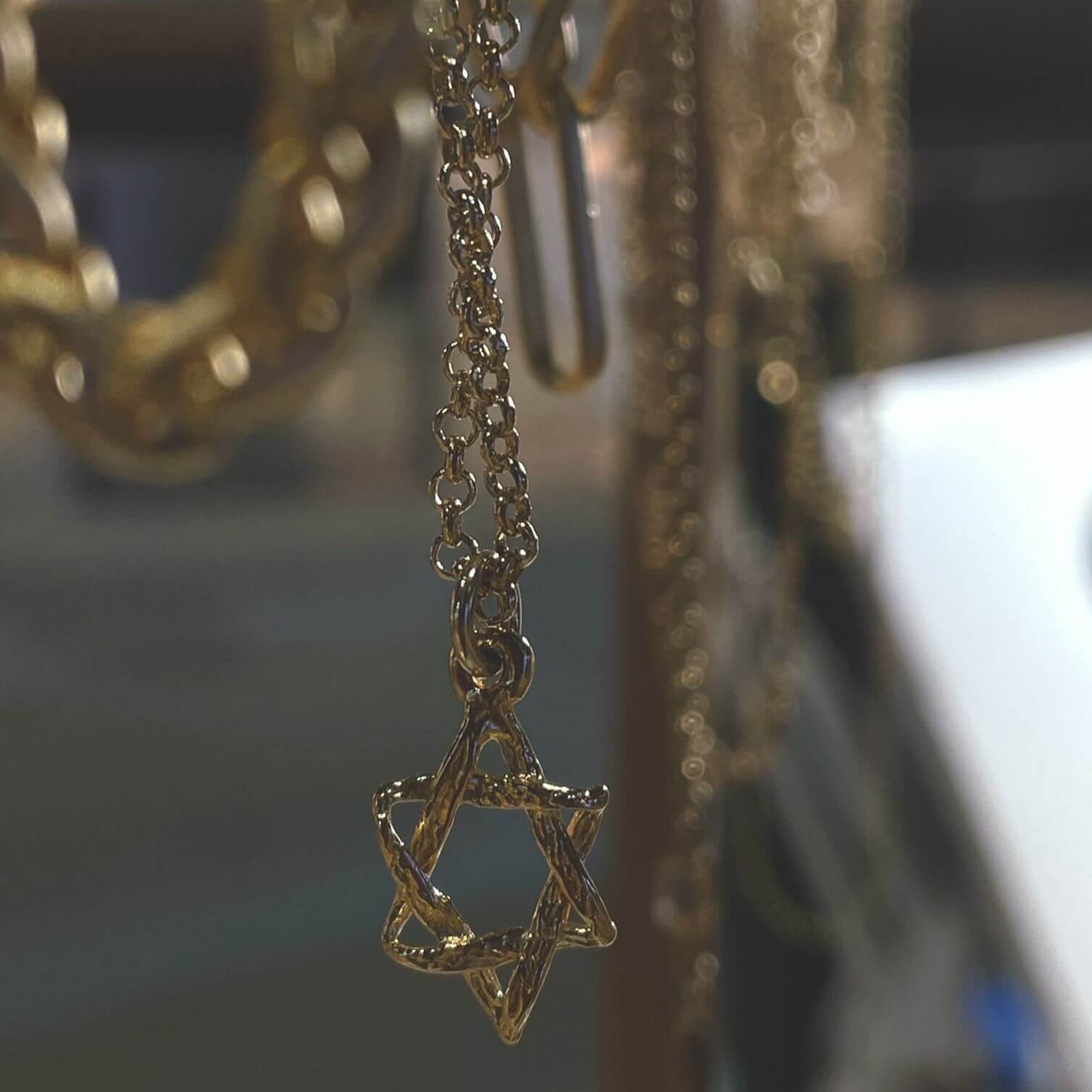 שרשרת מגן דוד זהב - SAPIRZ Jewelry