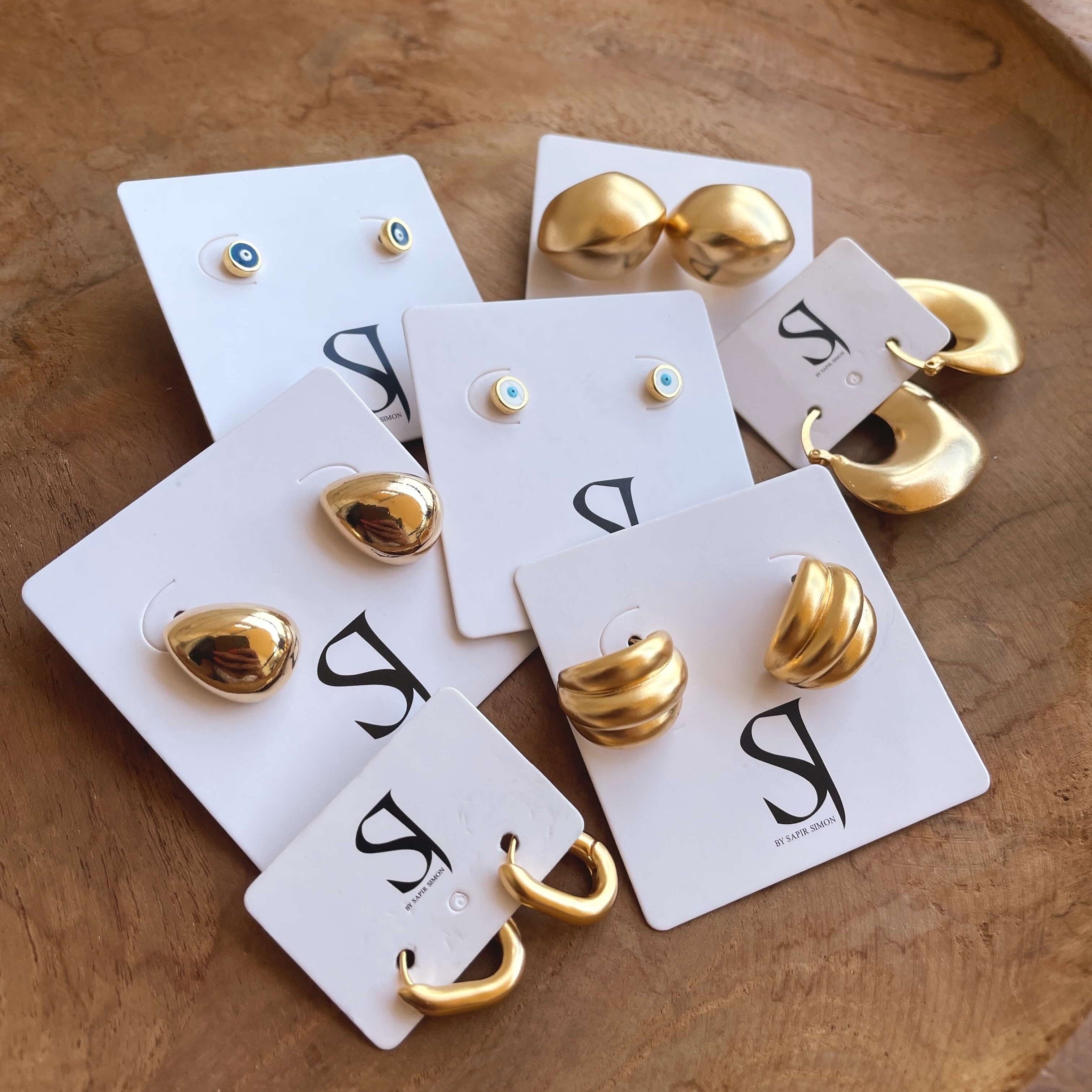 עגילי זהב - SAPIRZ Jewelry