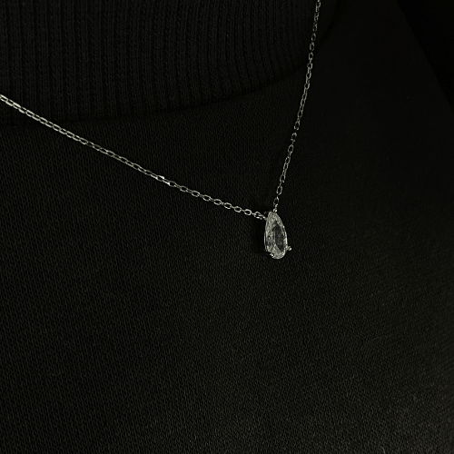 שרשרת טיפה כסף