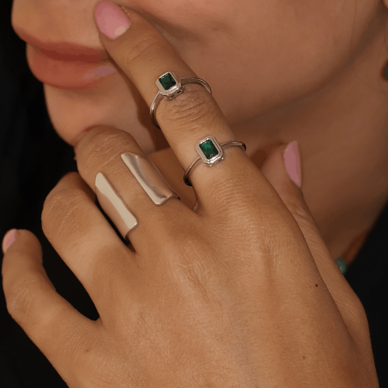 טבעת אמרלד - SAPIRZ Jewelry