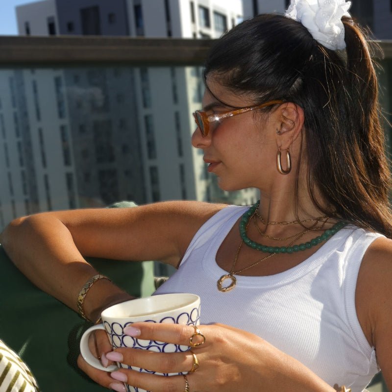 עגילי ארנה - SAPIRZ Jewelry