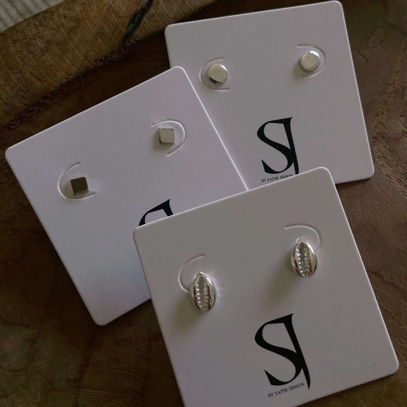 עגילי מרובע - SAPIRZ Jewelry