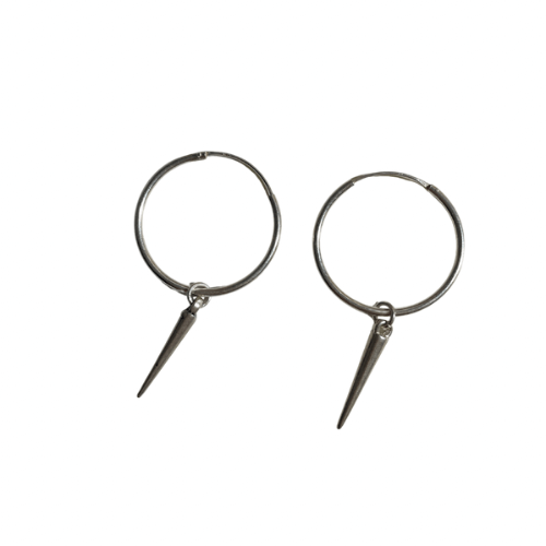 עגילי ספייק דק - SAPIRZ Jewelry