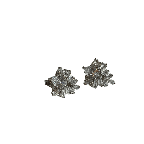 עגילי סהרה כסף - SAPIRZ Jewelry