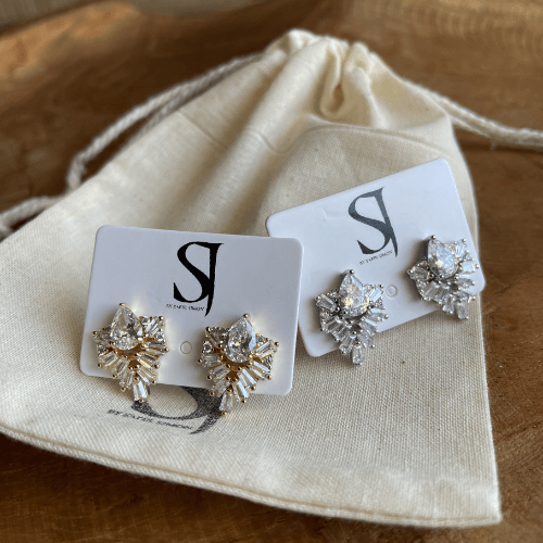 עגילי סהרה כסף - SAPIRZ Jewelry