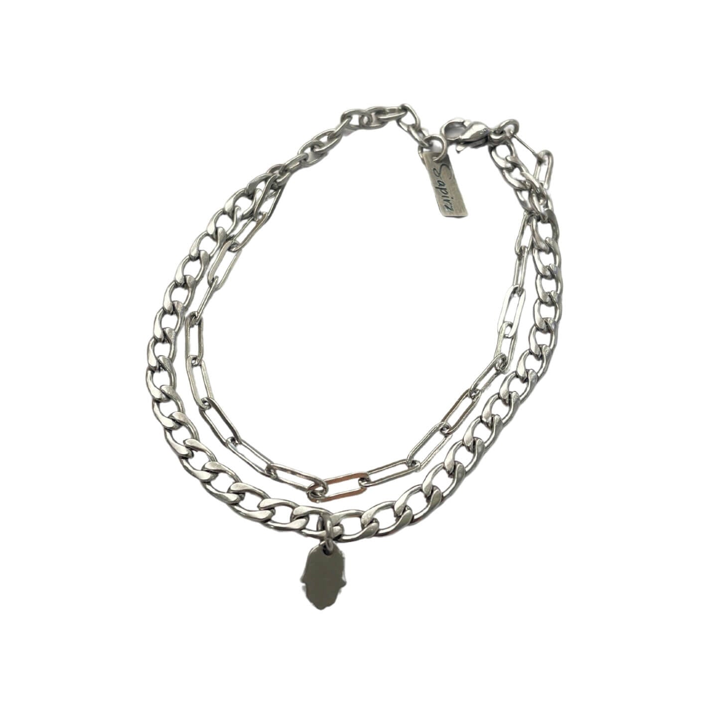 צמיד חמסה כפול - SAPIRZ Jewelry