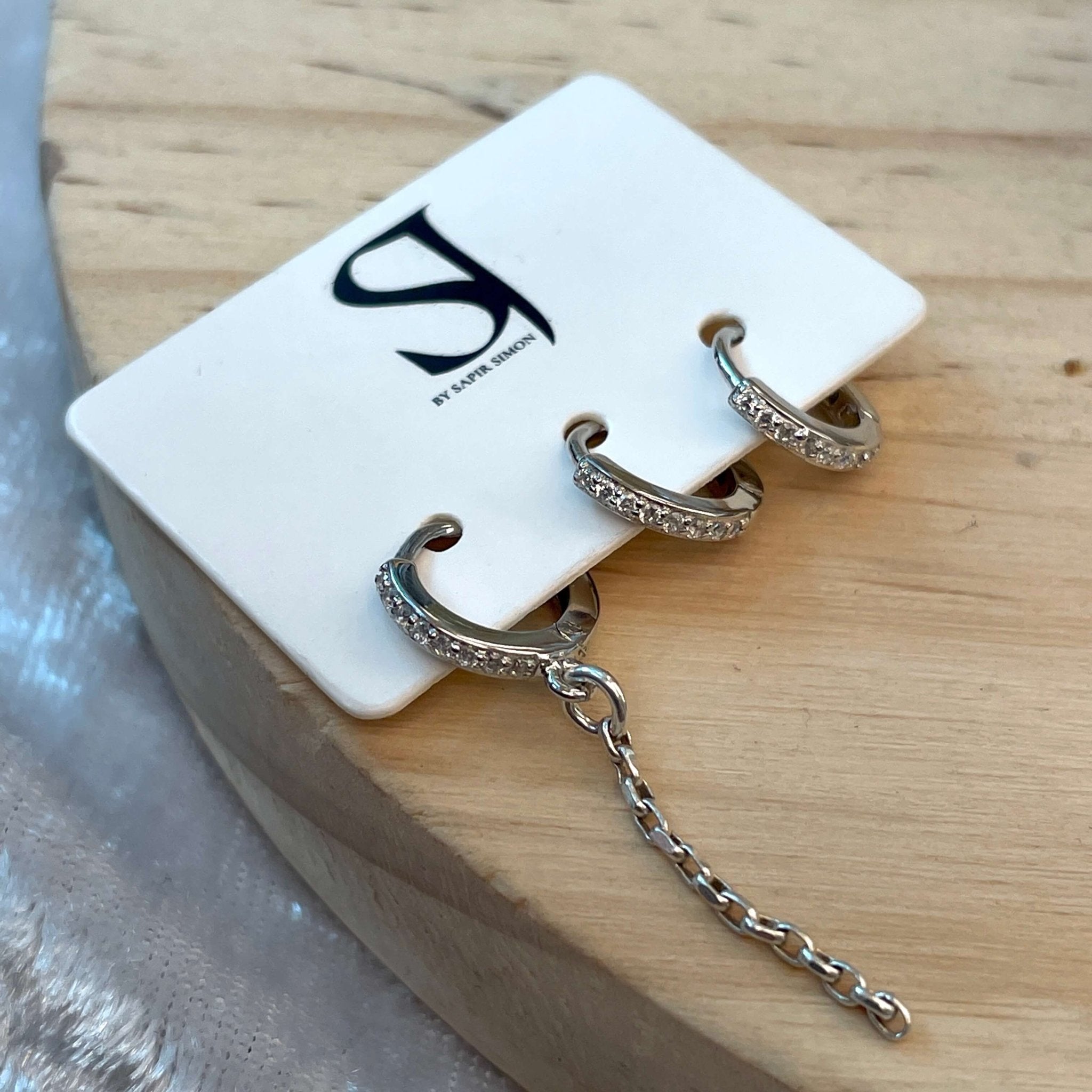 סט עגילי ניל - SAPIRZ Jewelry